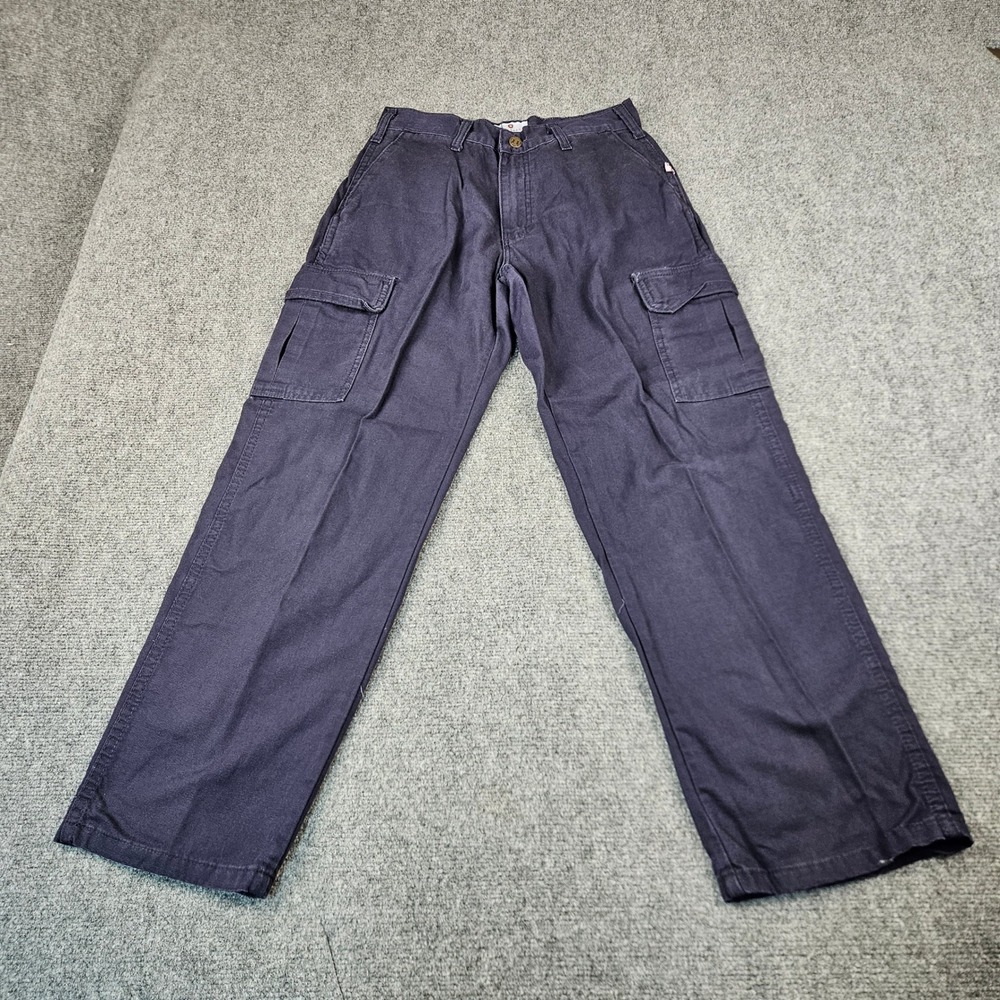 Tyndale FR Flame Resistant Cargo Pants Navy Blue Work Trousers U212T Size 8XU